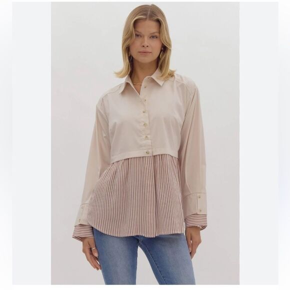 Shirt size Medium by Anthropologie White Mens Style Button Down Dress Shirt - Picture 1 of 5